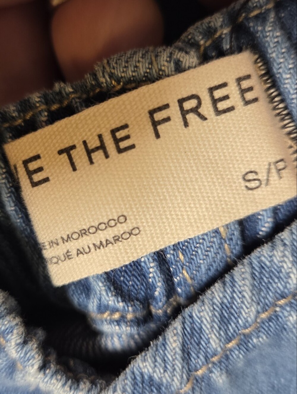 We The Free Hazel Jumpsuit Denim Blue Jean Jumper Open Back Sleeveless Small - Picture 6 of 12